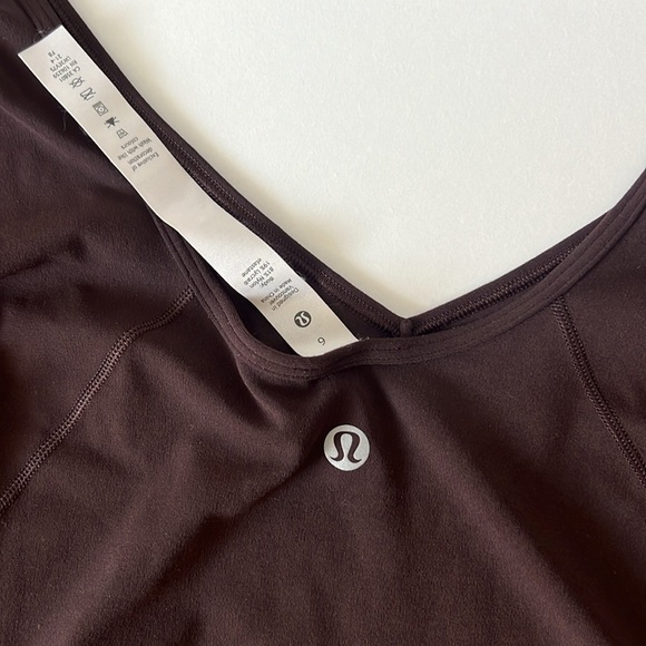 Lululemon Align Long Sleeve Top Brown - Picture 5 of 5